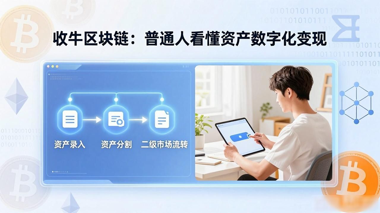 收牛区块链：普通人看懂资产数字化变现