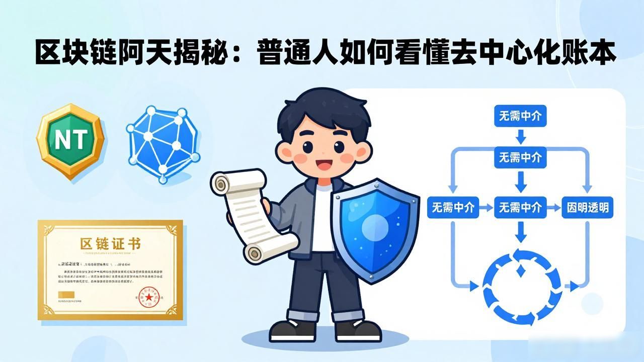 区块链阿天揭秘：普通人如何看懂去中心化账本