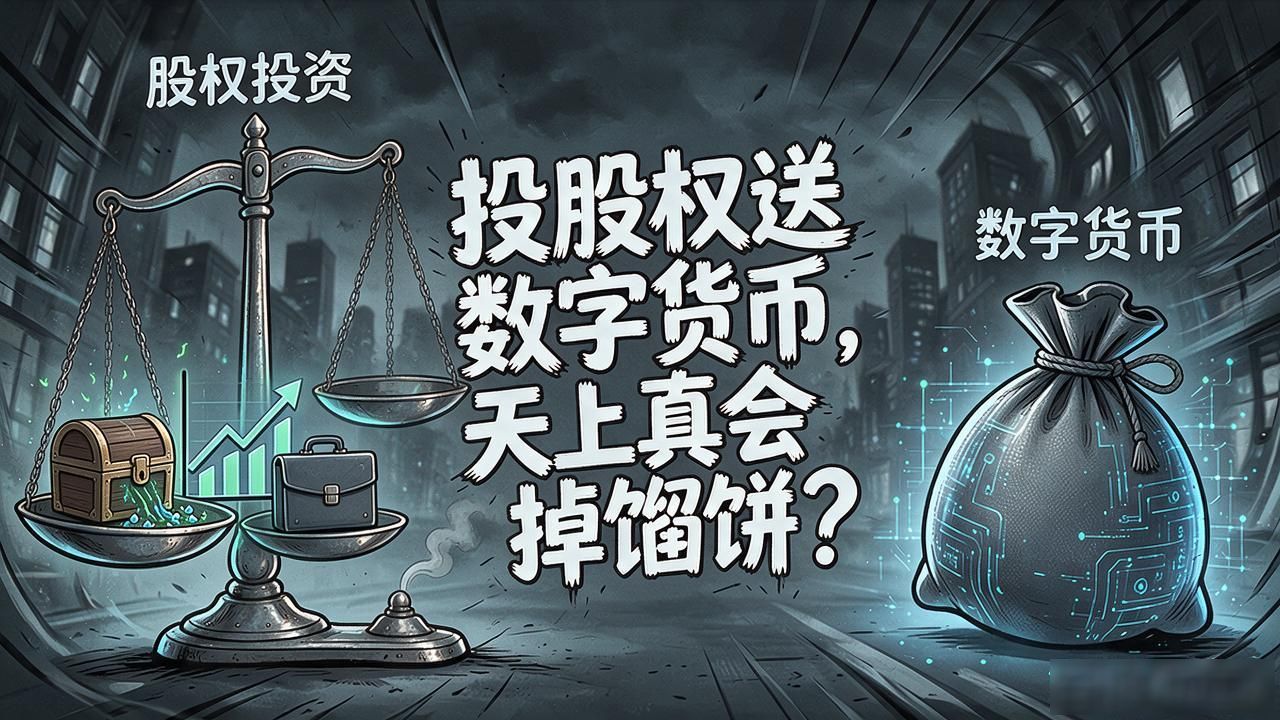 投股权送数字货币，天上真会掉馅饼？