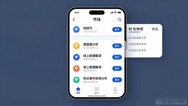 安卓手机用imToken看市场分析报告教程