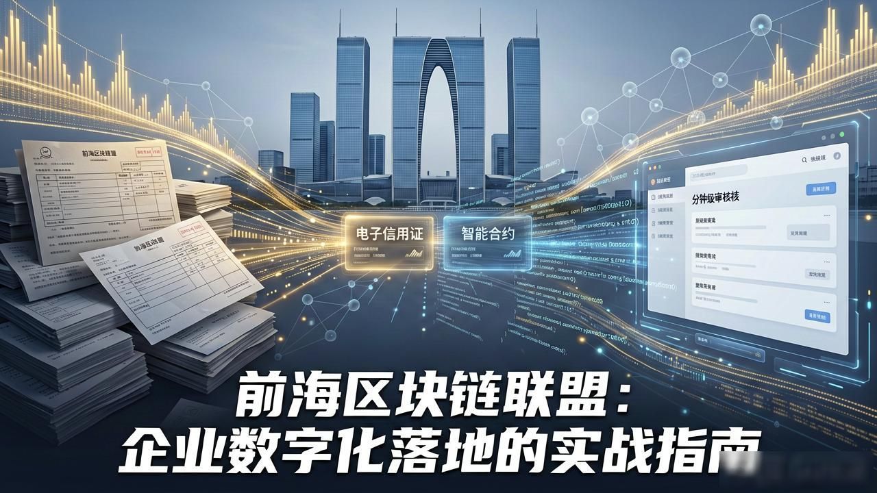 前海区块链联盟：企业数字化落地的实战指南