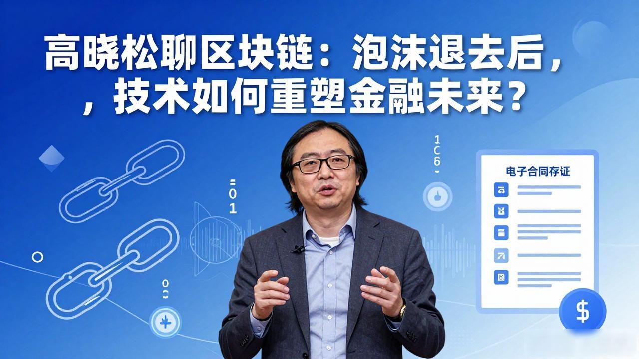 高晓松聊区块链：泡沫退去后，技术如何重塑金融未来？