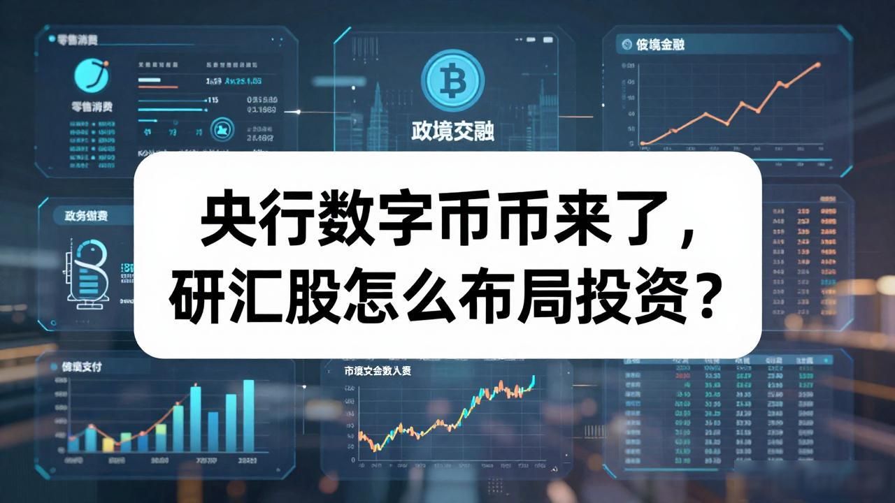 央行数字货币试点_央行数字货币研汇股_研汇股投资逻辑