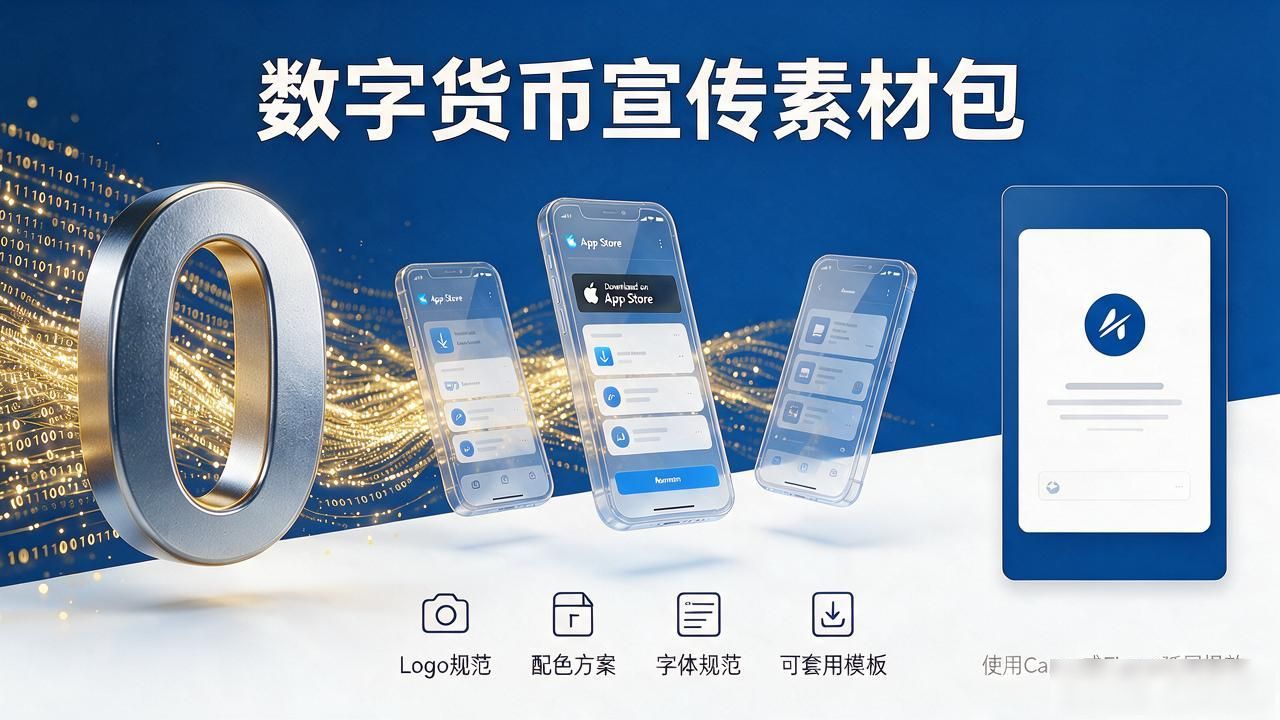 数字货币宣传素材模板怎么用，看这篇就够了