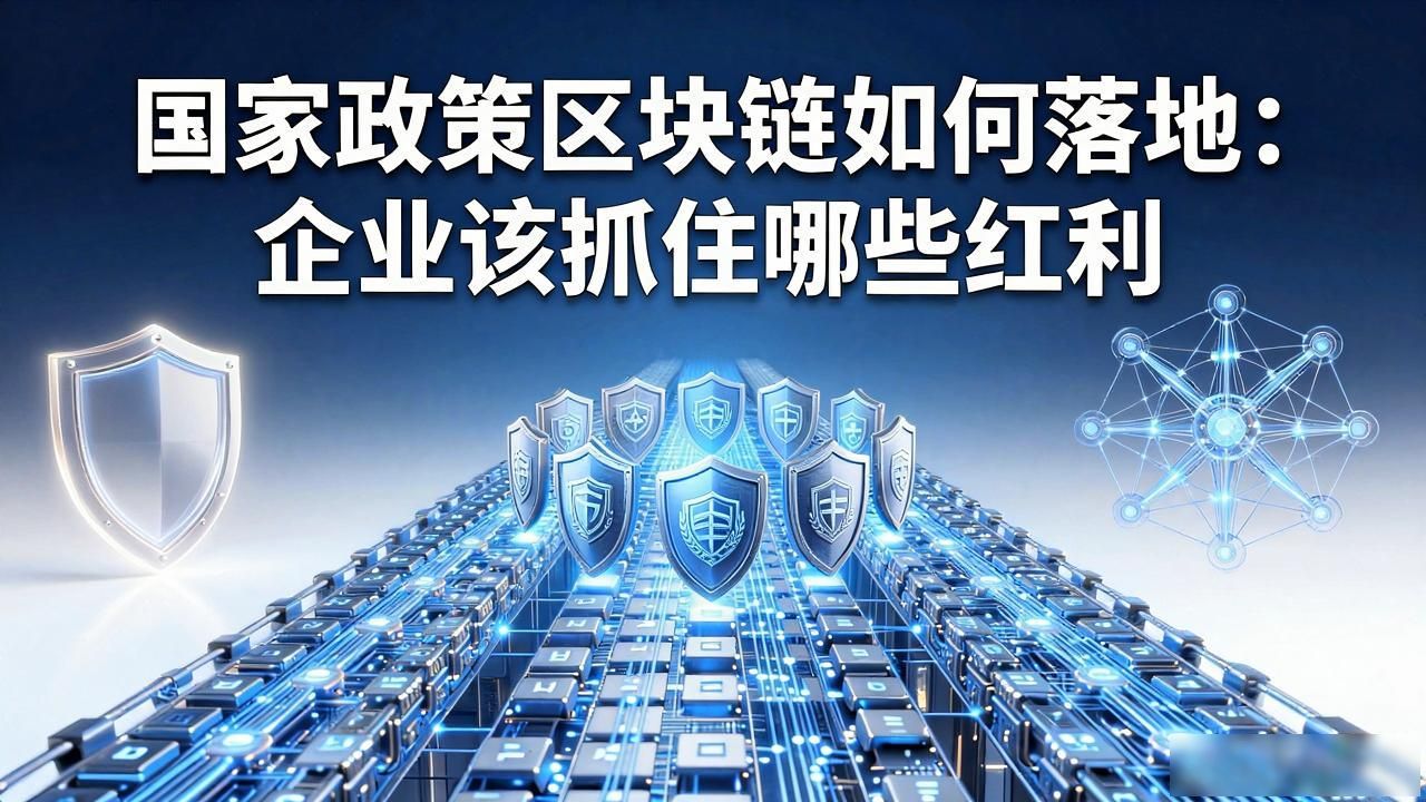 国家政策区块链如何落地：企业该抓住哪些红利