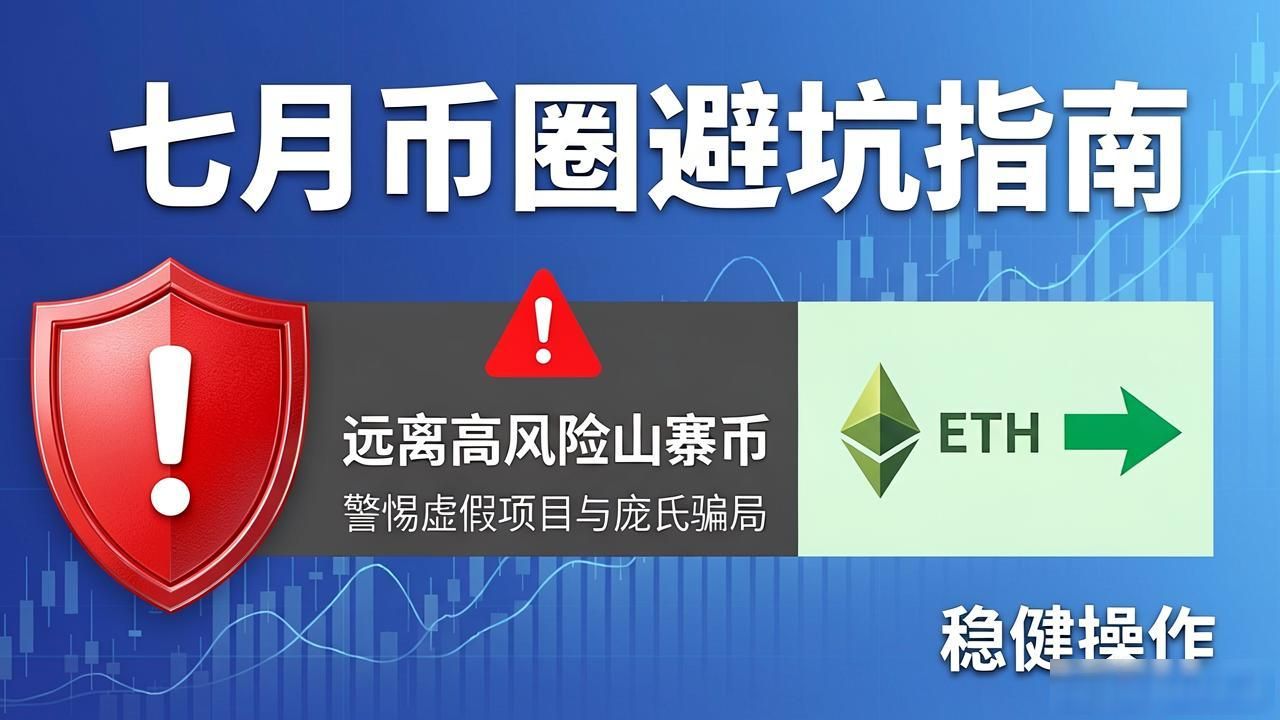 七月币圈避坑指南：普通人如何稳健操作