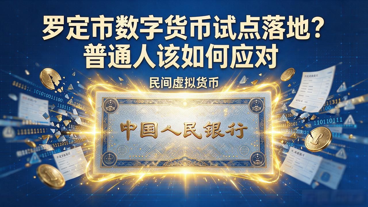 罗定市数字货币试点落地？普通人该如何应对