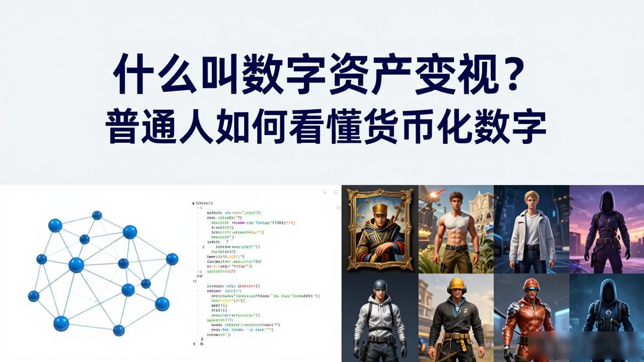 什么叫数字资产变现？普通人如何看懂货币化数字