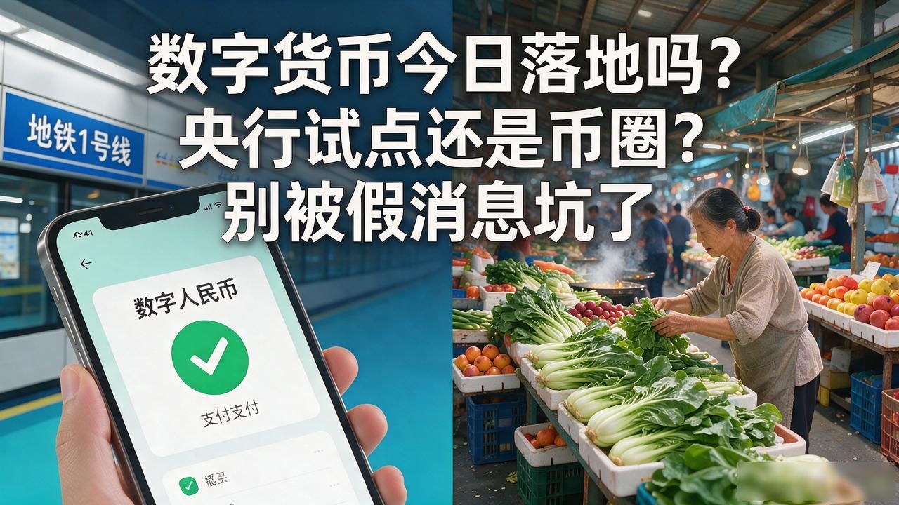 数字货币今日落地吗？央行试点还是币圈？别被假消息坑了