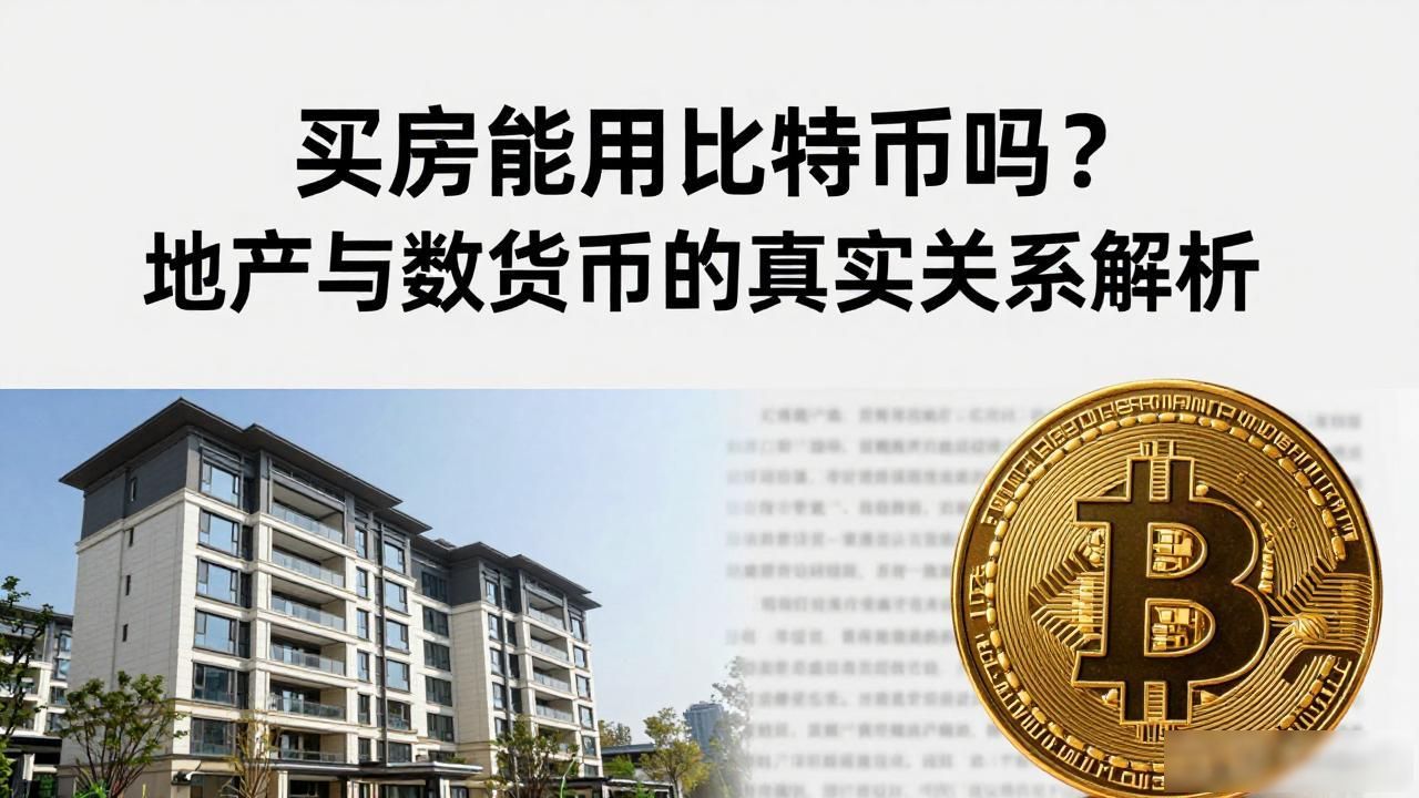买房能用比特币吗？地产与数字货币的真实关系解析