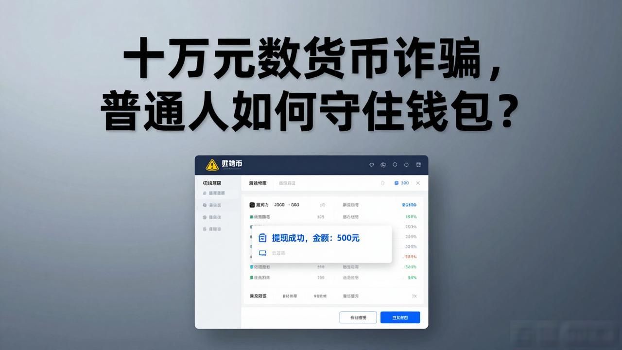 十万元数字货币诈骗，普通人如何守住钱包？