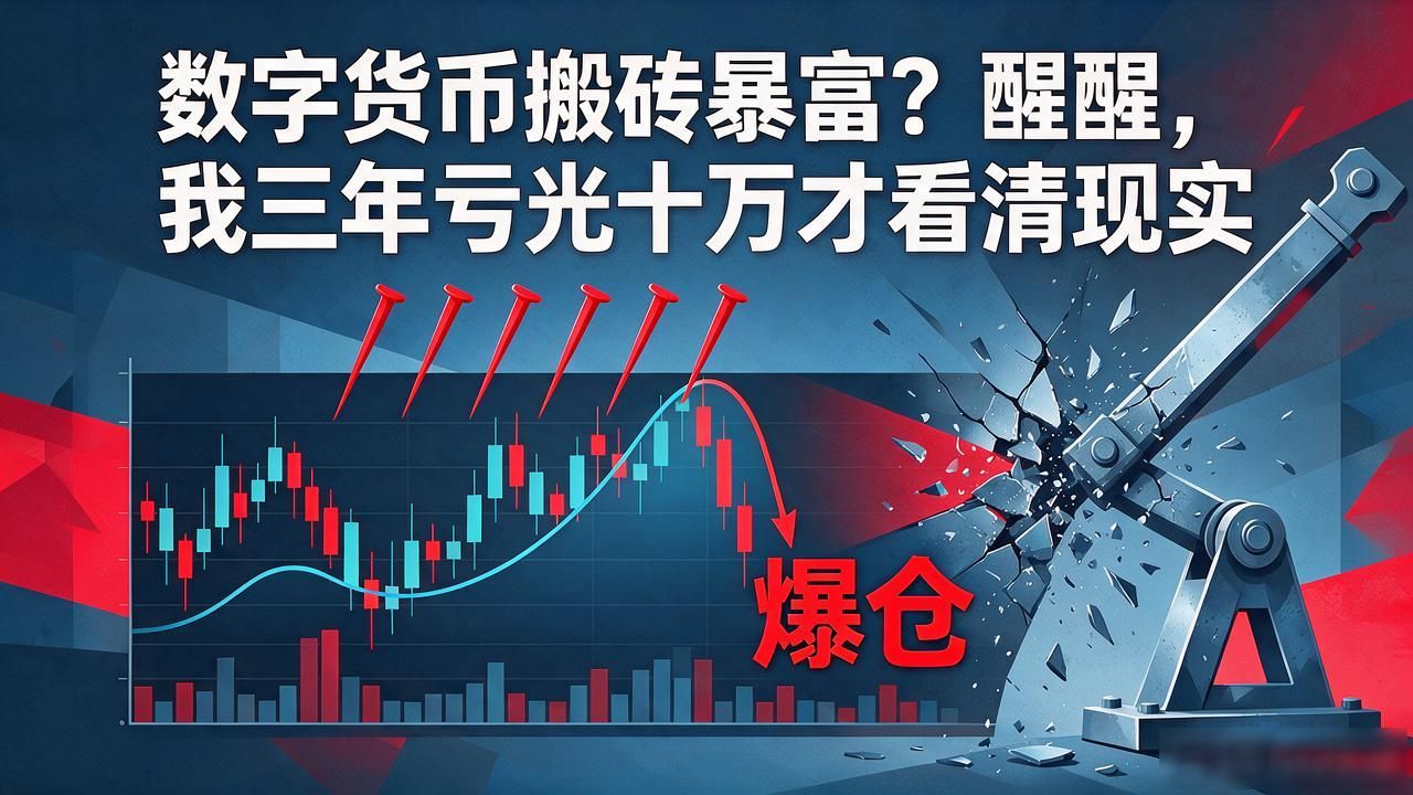 数字货币搬砖暴富？醒醒，我三年亏光十万才看清现实