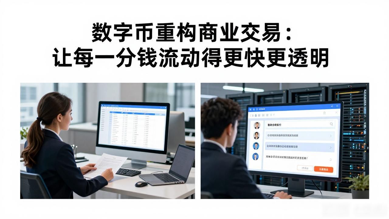 数字货币重构商业交易：让每一分钱流动得更快更透明