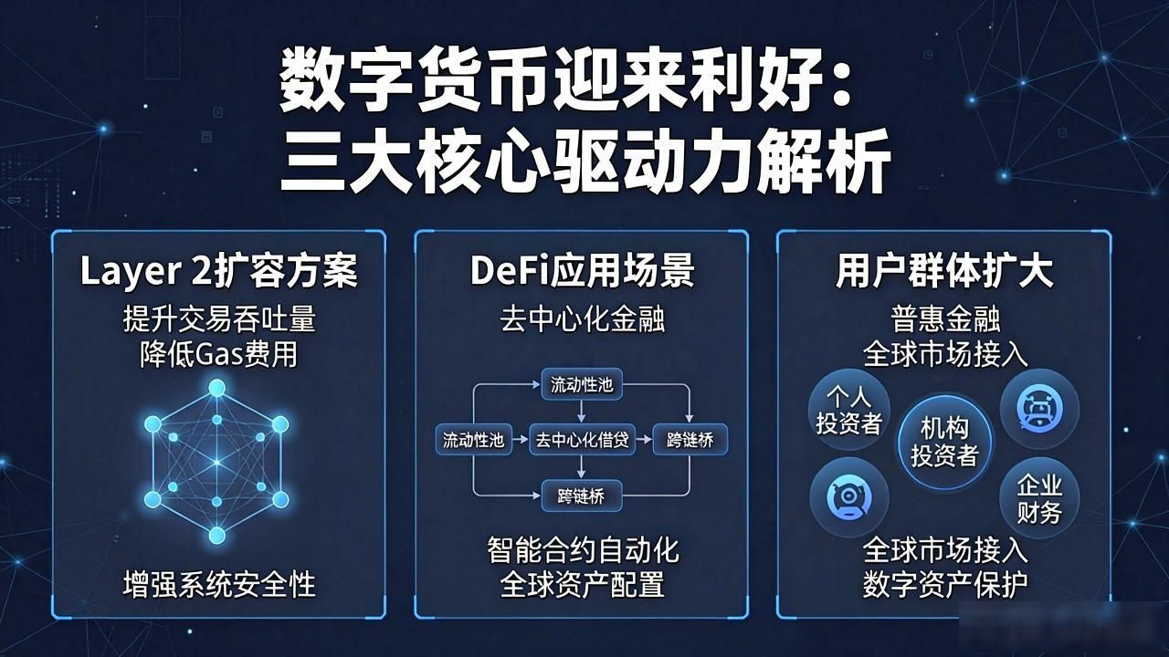 数字货币迎来利好：三大核心驱动力解析