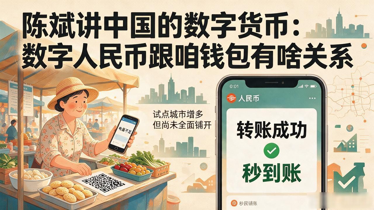 陈斌讲中国的数字货币：数字人民币跟咱钱包有啥关系