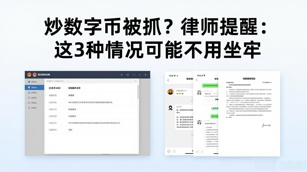 炒数字货币被抓？律师提醒：这3种情况可能不用坐牢