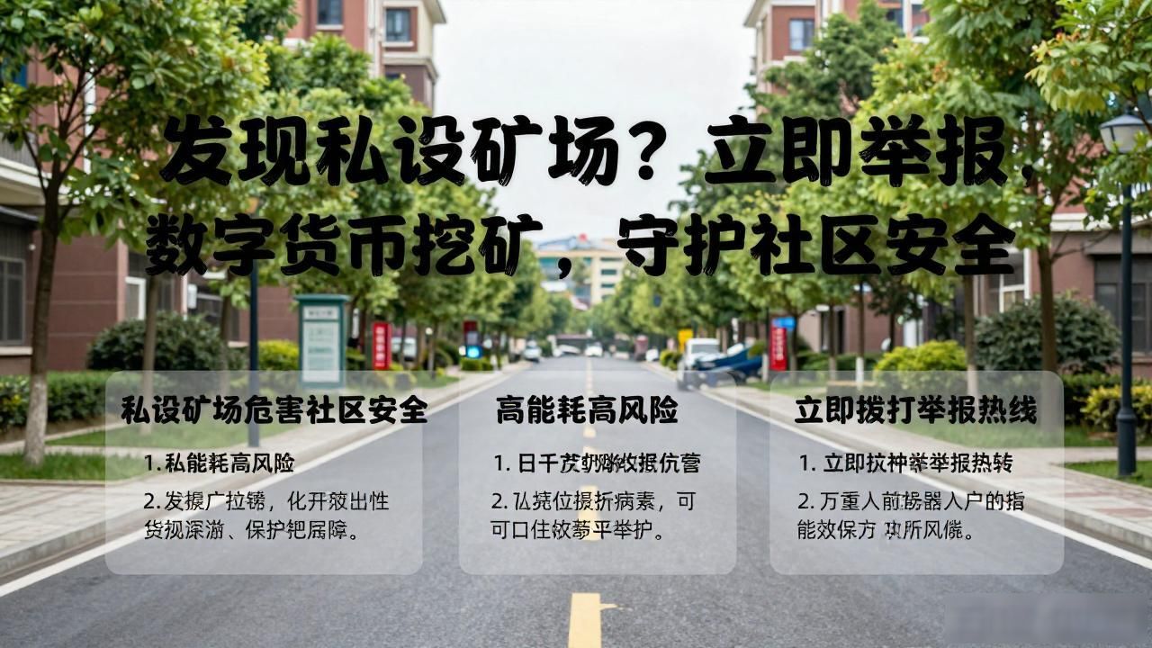 发现私设矿场？立即举报数字货币挖矿，守护社区安全