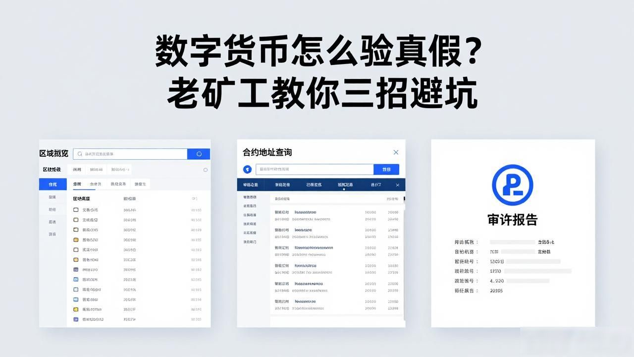 数字货币怎么验真假？老矿工教你三招避坑