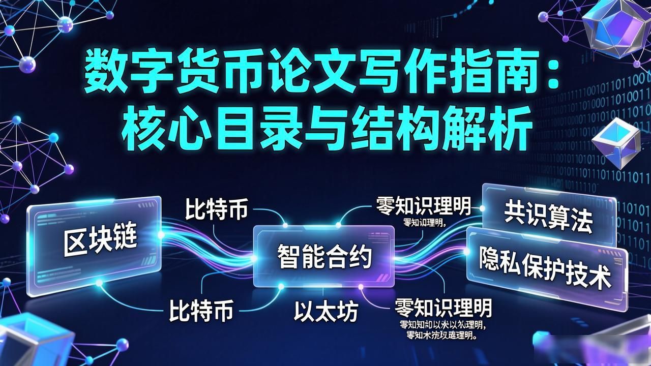 数字货币论文写作指南：核心目录与结构解析