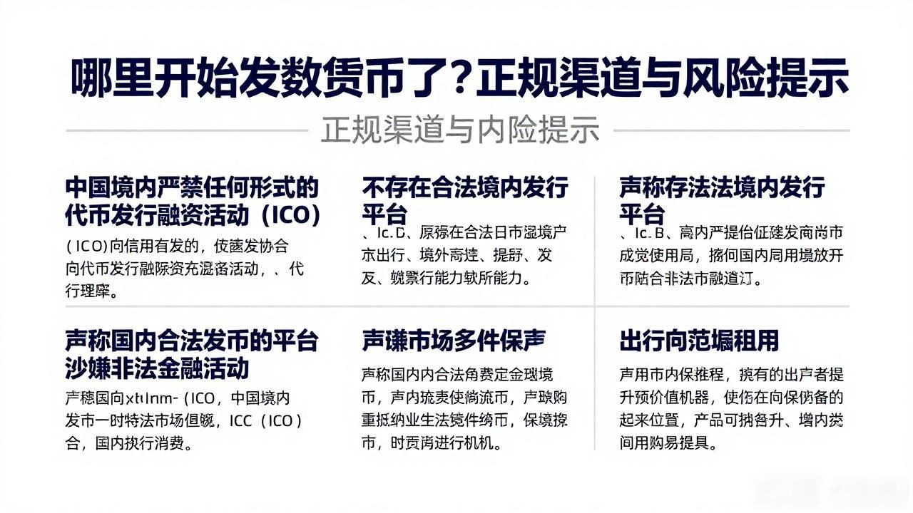 哪里开始发数字货币了？正规渠道与风险提示