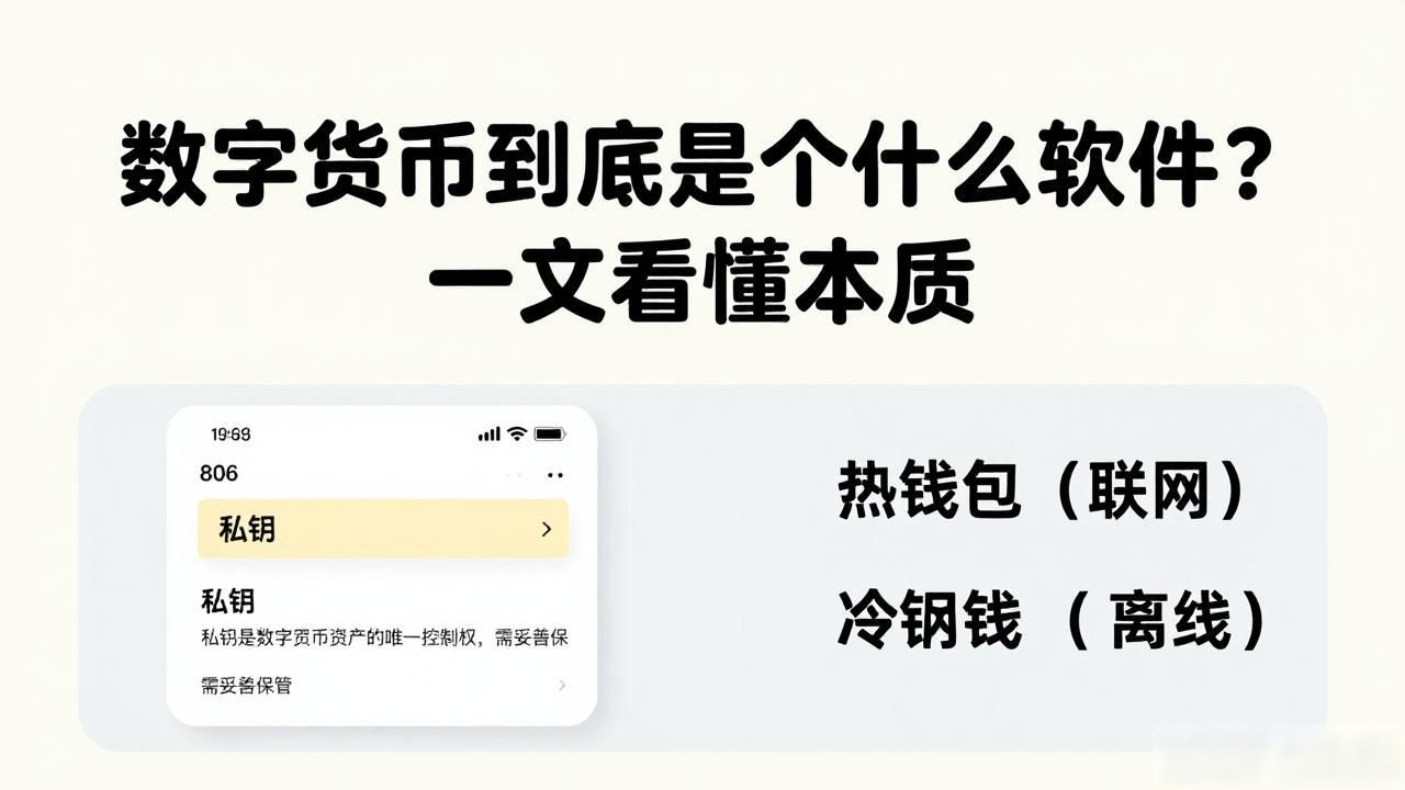 数字货币到底是个什么软件？一文看懂本质