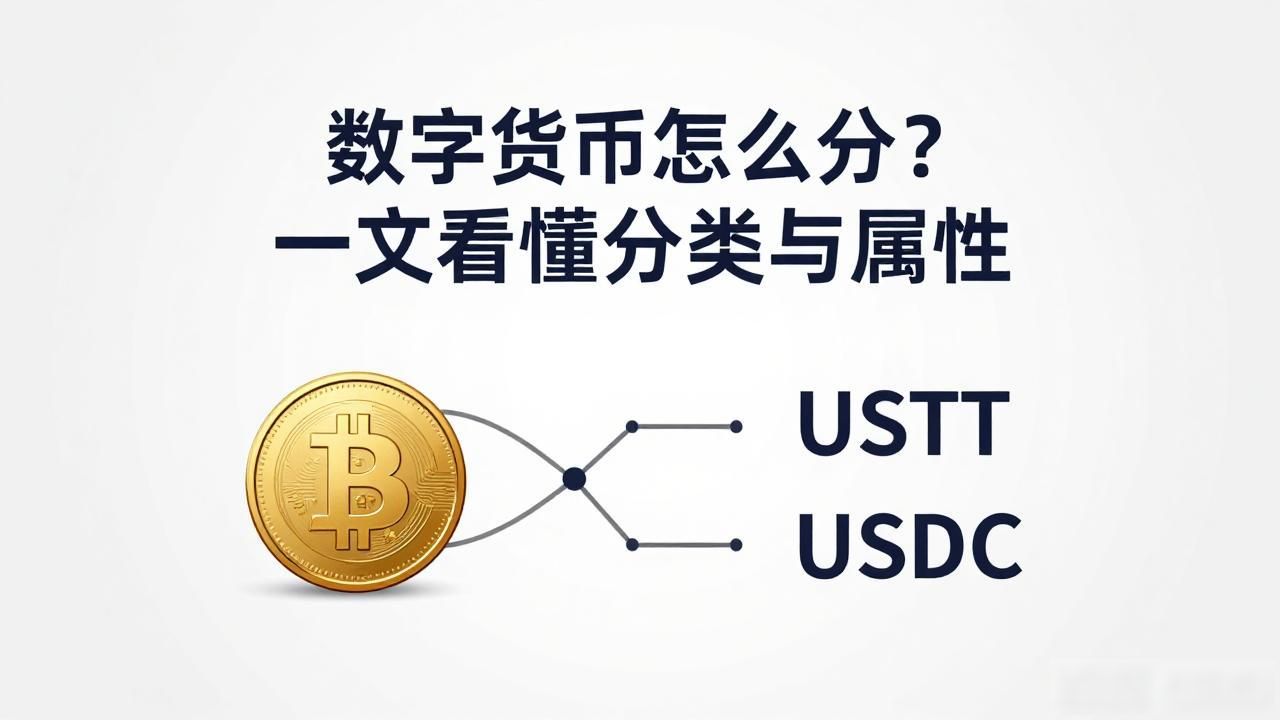 数字货币怎么分？一文看懂分类与属性