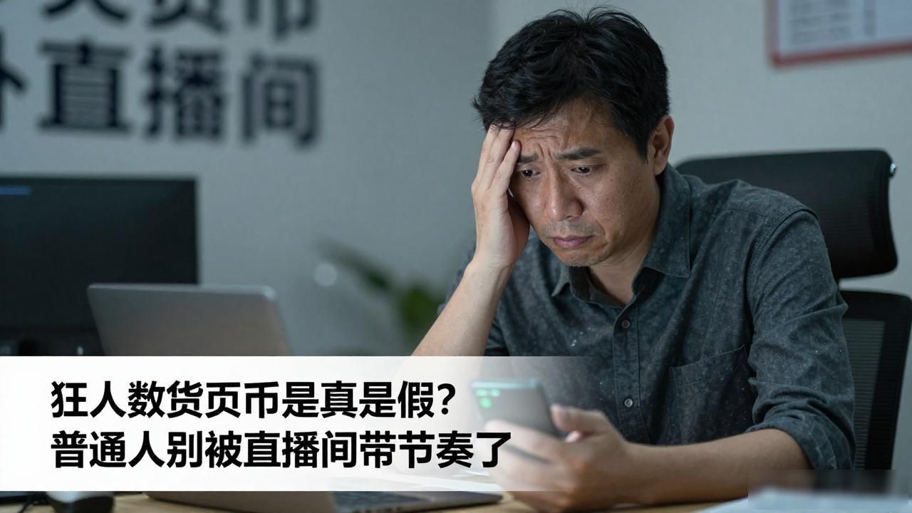 狂人数字货币是真是假？普通人别被直播间带节奏了