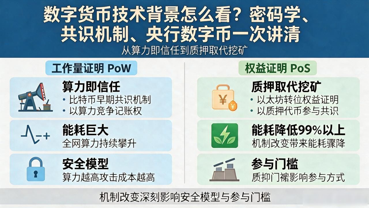 数字货币技术背景怎么看？密码学、共识机制、央行数字币一次讲清