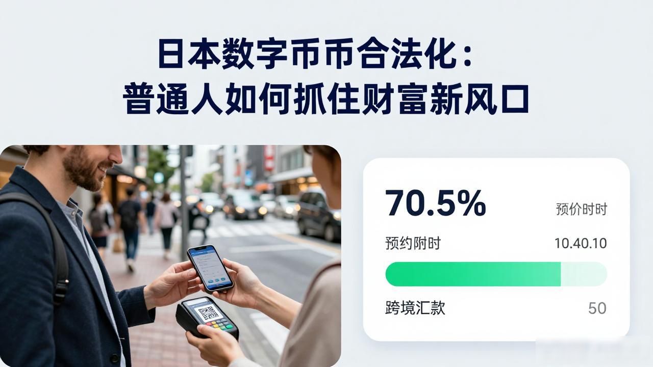 日本数字货币合法化：普通人如何抓住财富新风口