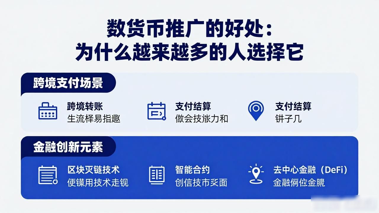 数字货币推广的好处：为什么越来越多的人选择它