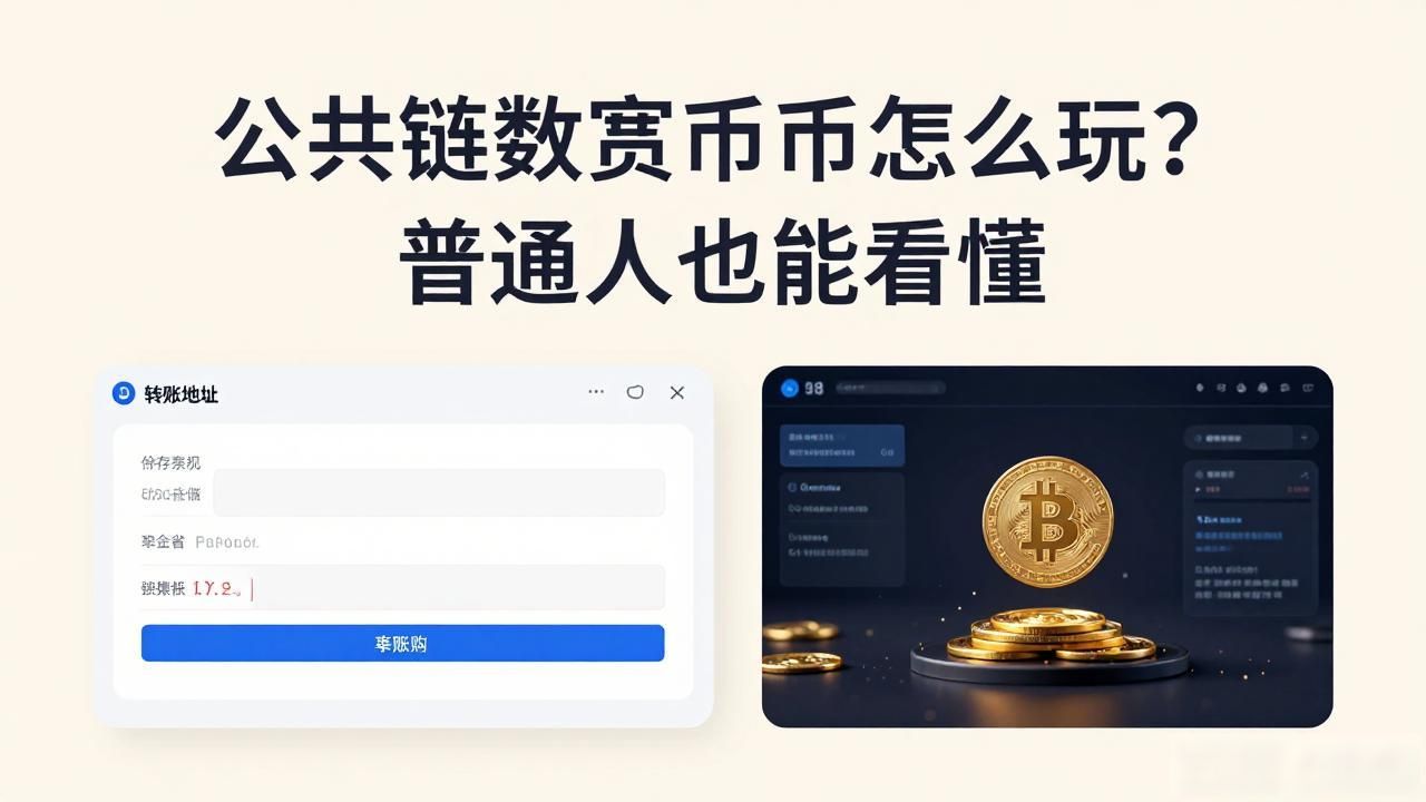 公共链数字货币怎么玩？普通人也能看懂