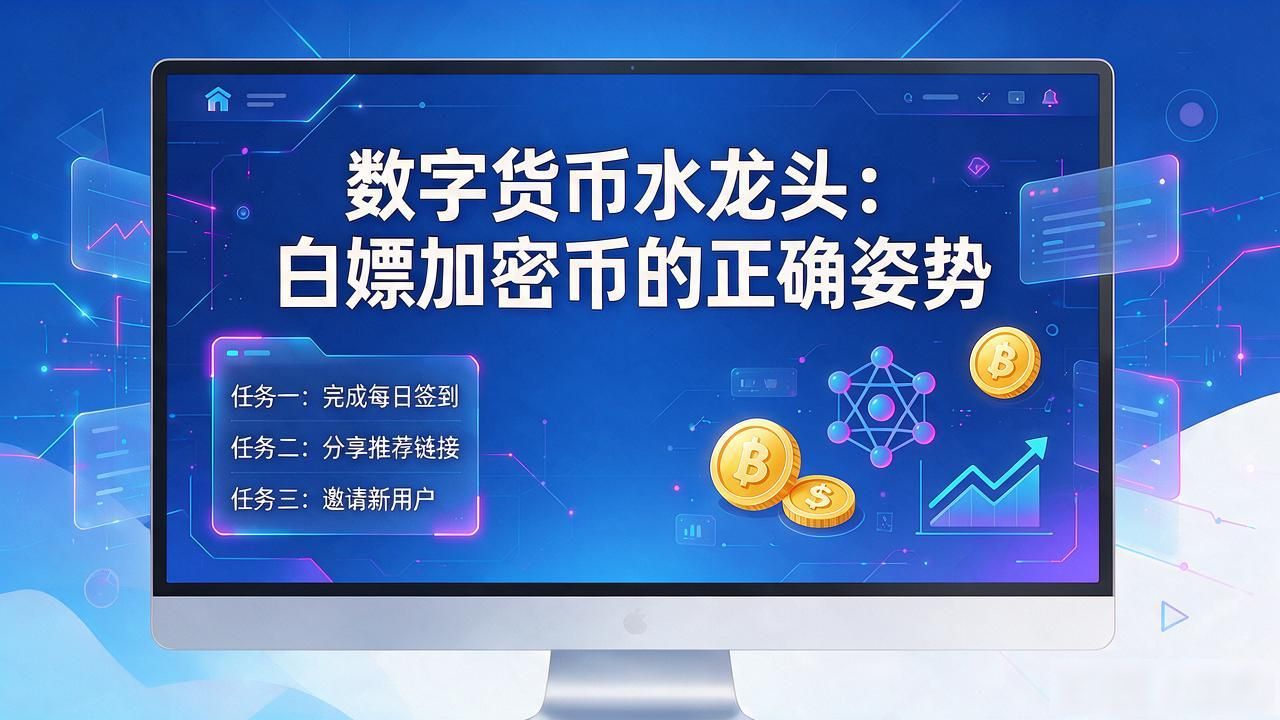 数字货币水龙头：白嫖加密币的正确姿势