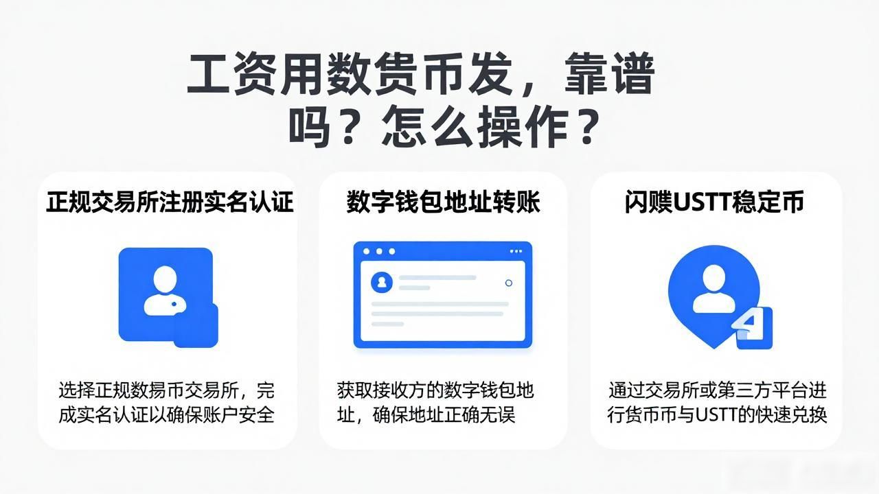 工资用数字货币发，靠谱吗？怎么操作？