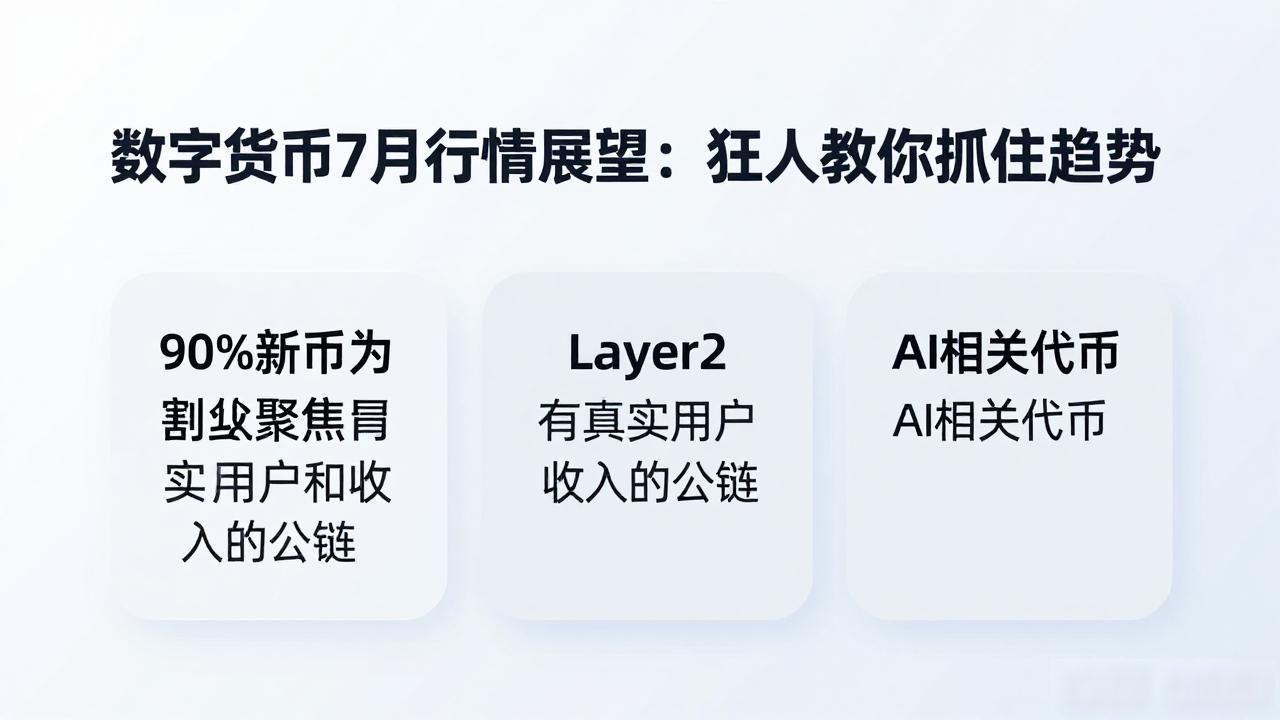 数字货币7月行情展望：狂人教你抓住趋势