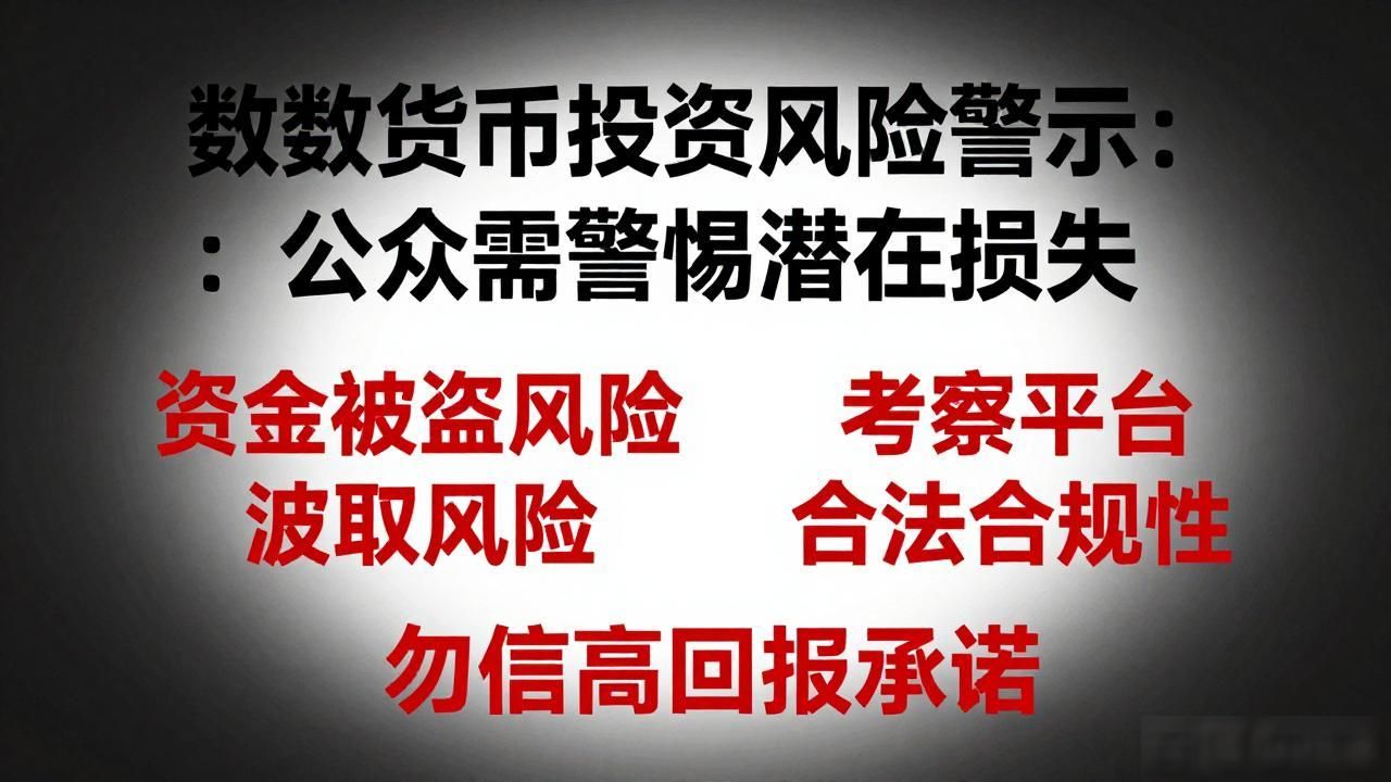 数字货币投资风险警示：公众需警惕潜在损失