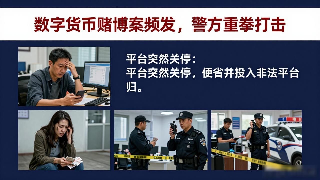 数字货币赌博案频发，警方重拳打击