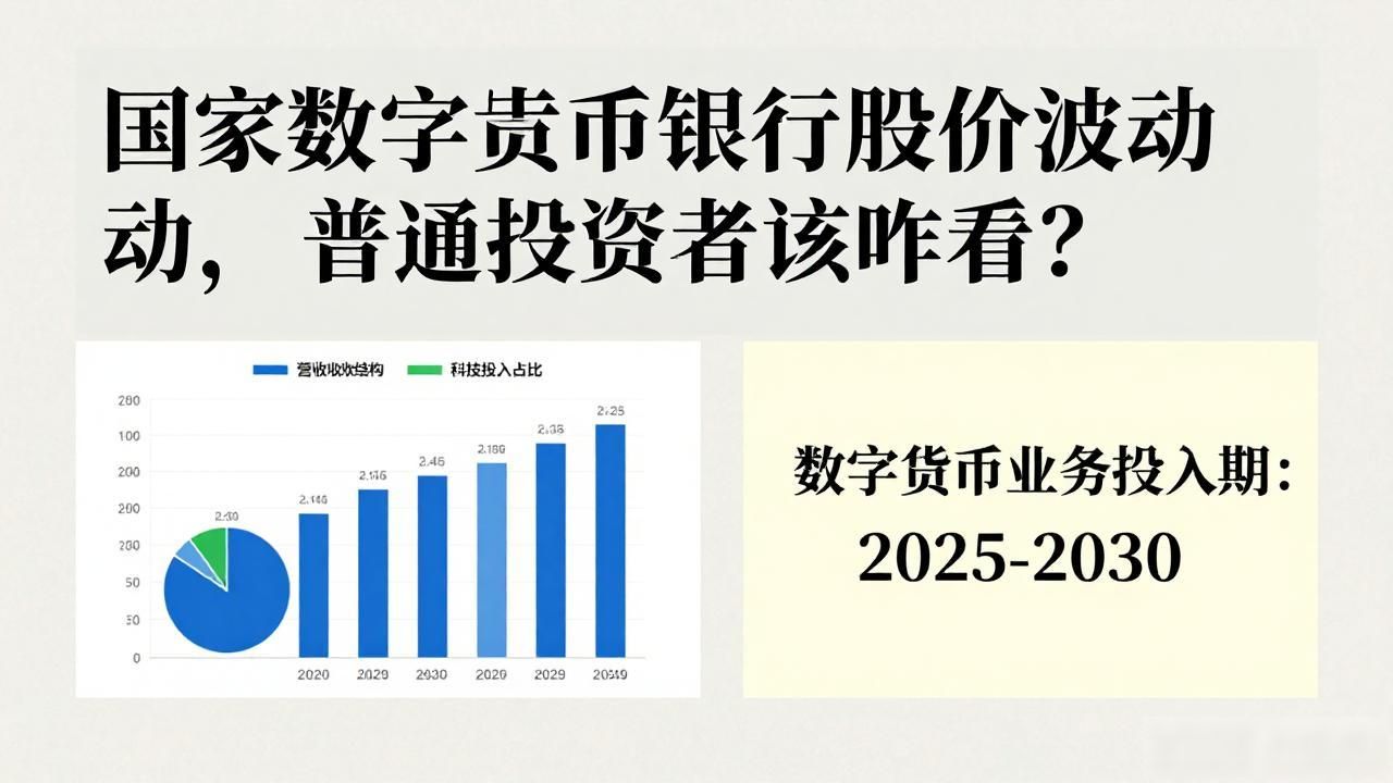 国家数字货币银行股价波动，普通投资者该咋看？