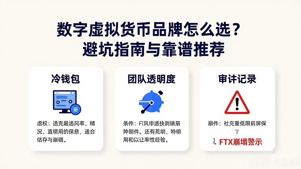 数字虚拟货币品牌怎么选？避坑指南与靠谱推荐