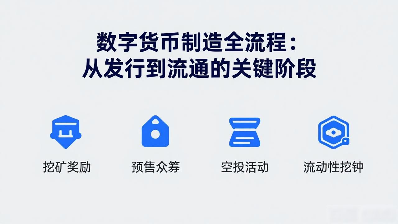 数字货币制造全流程：从发行到流通的关键阶段